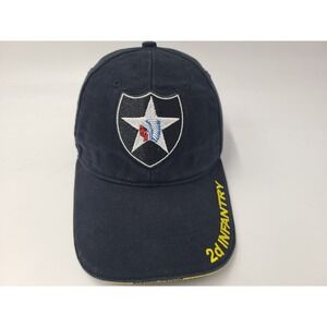 Army 2d Infantry Eagle Crest Adjustable Hat Cap Cotton Casual Men Women Black